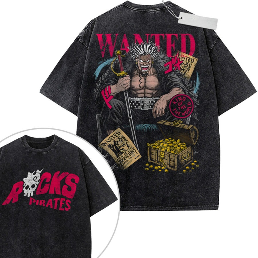Fashion Y Vintage - Unisex Washed Black Vintage T-shirt One