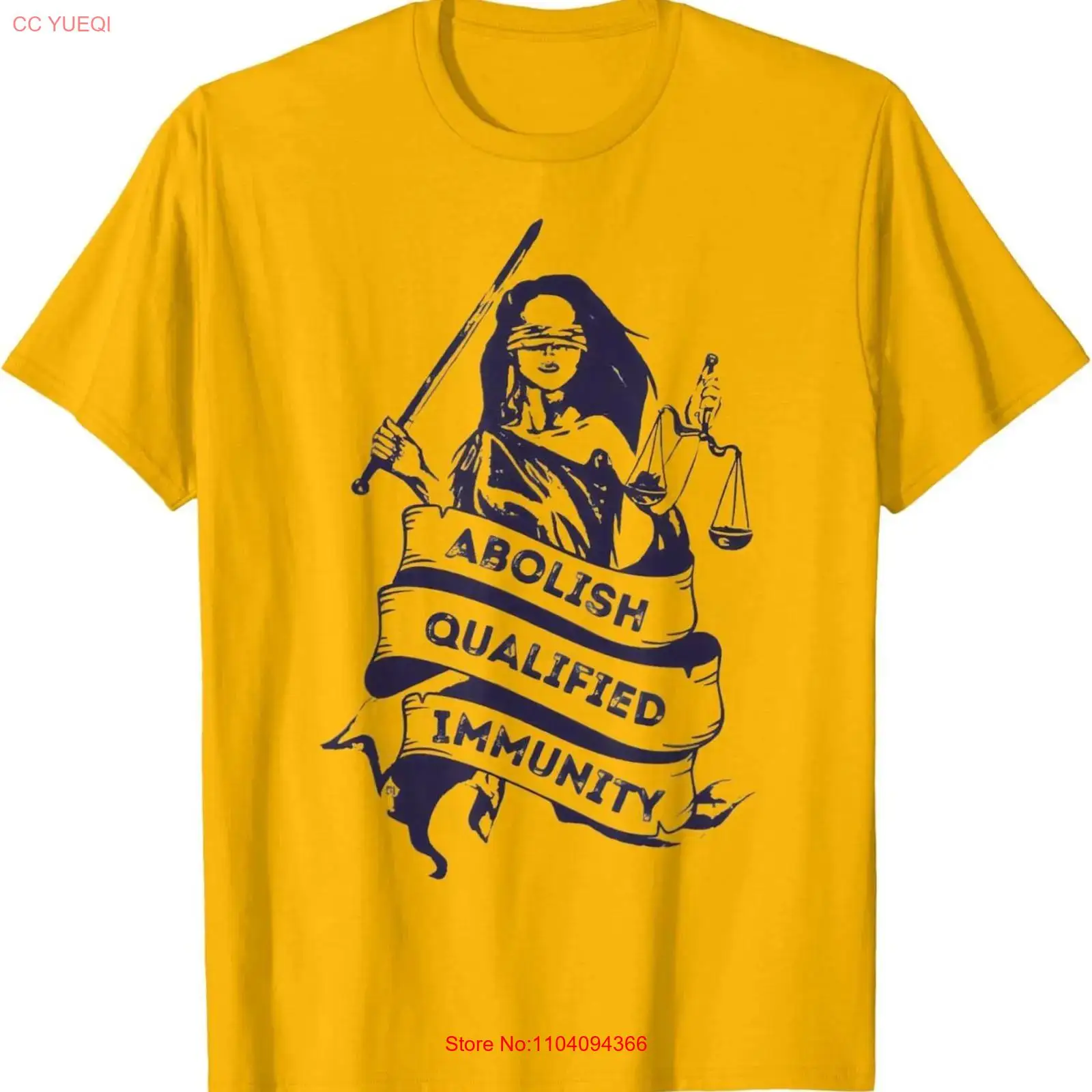 Vintage Fashion Wear - Abolish Qualified Immunity T Shirt vintage