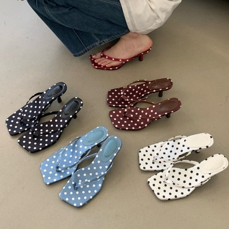 V Vintage Fashion - Fashion Slip On Sandals Retro Vintage