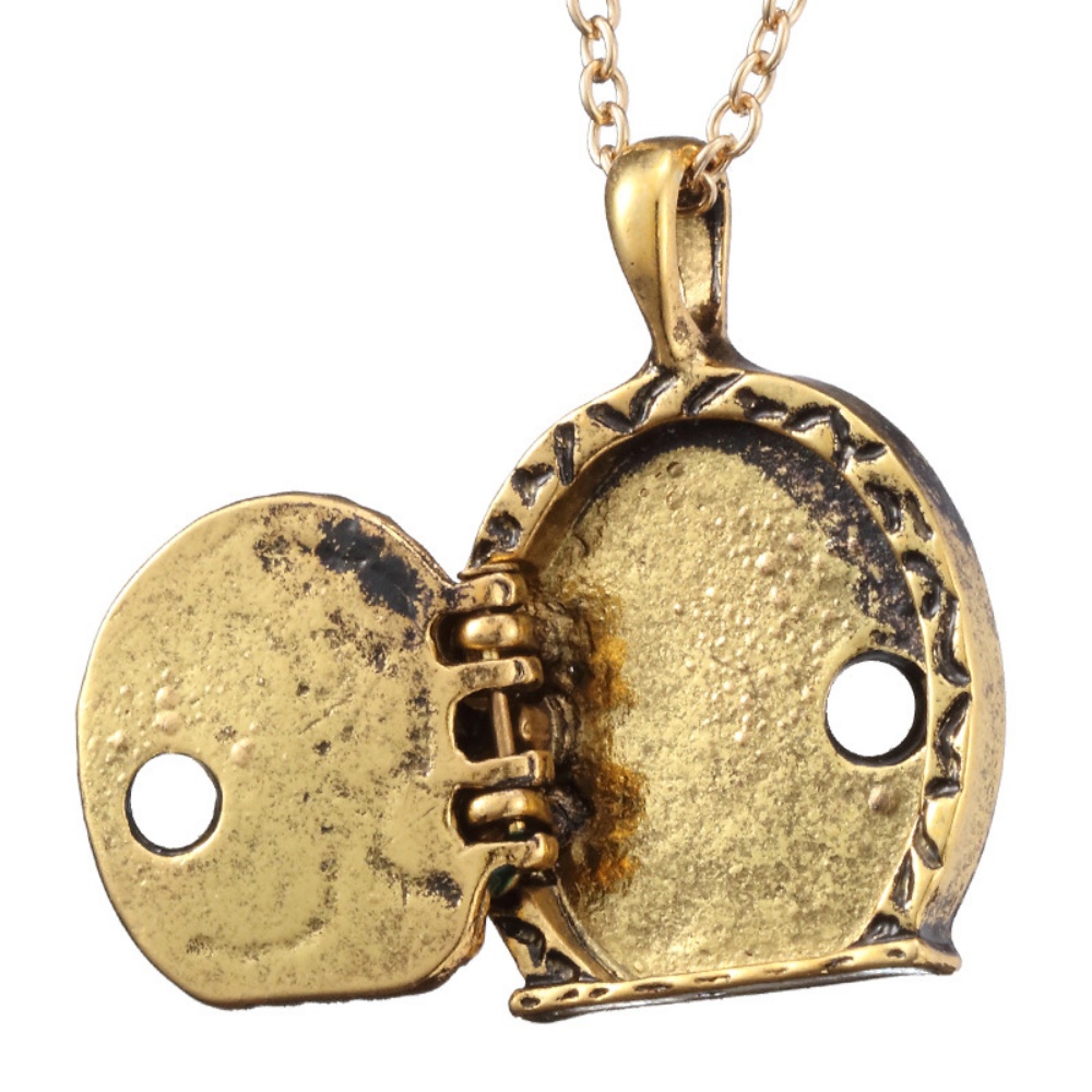 Movie Charm Green Door Locket  - Vintage Fashion Houses ulasan dan harga