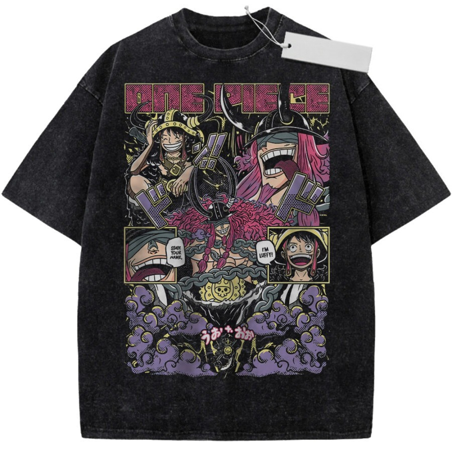 Unisex Washed Black Vintage T- - Fashion Y Vintage ulasan dan harga