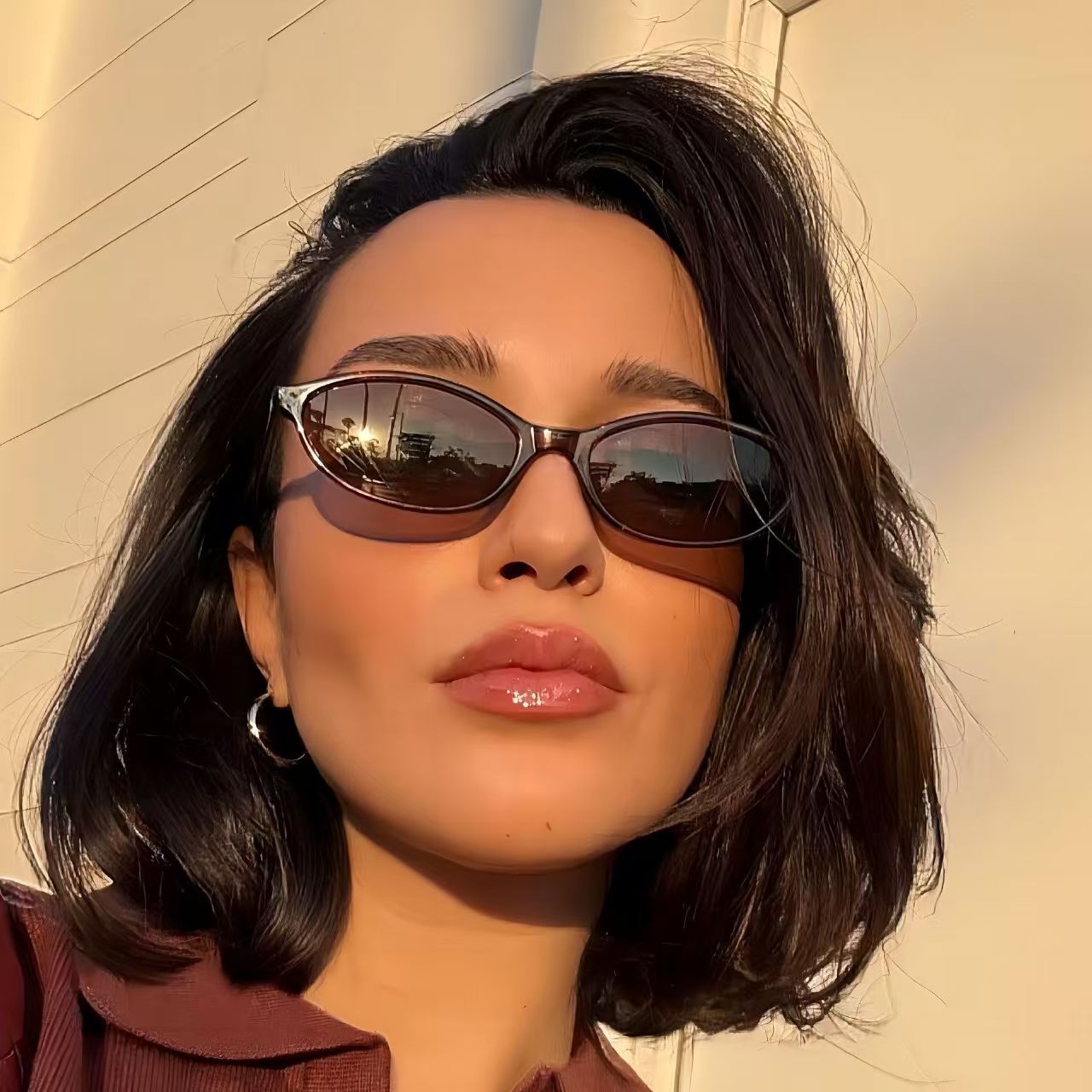 Vintage Small Cat Eye Sunglass - Vintage Fashion Images ulasan dan harga