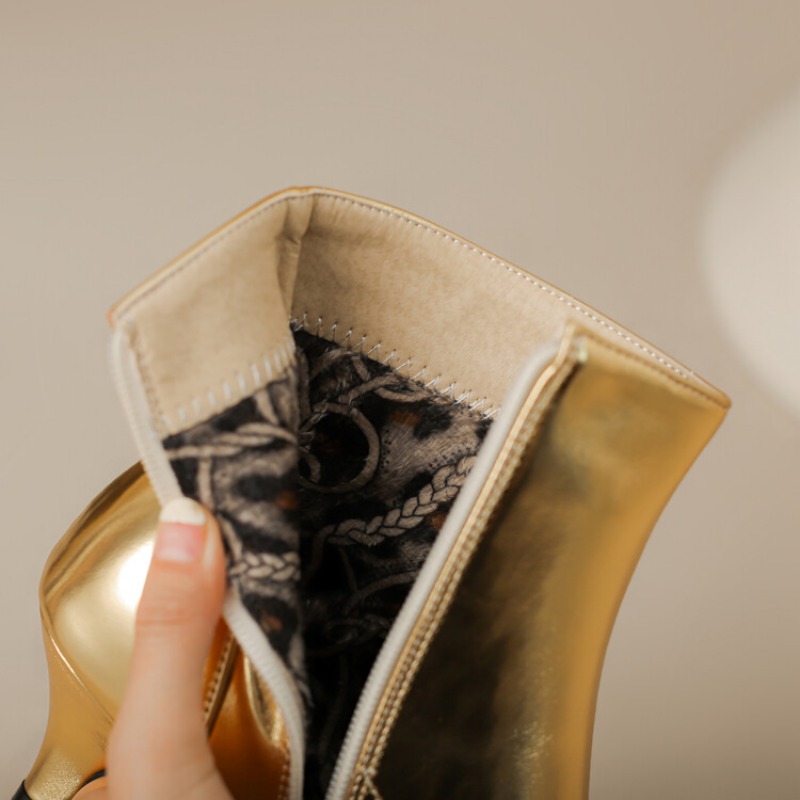 2026 New 6cm Thin Heel Gold Si - Vintage And Modern Fashion ulasan dan harga