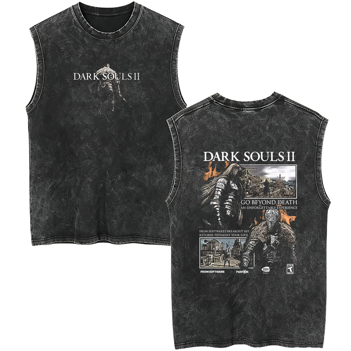 Washed Vintage Game Dark Souls - Vintage Fashion Game ulasan dan harga