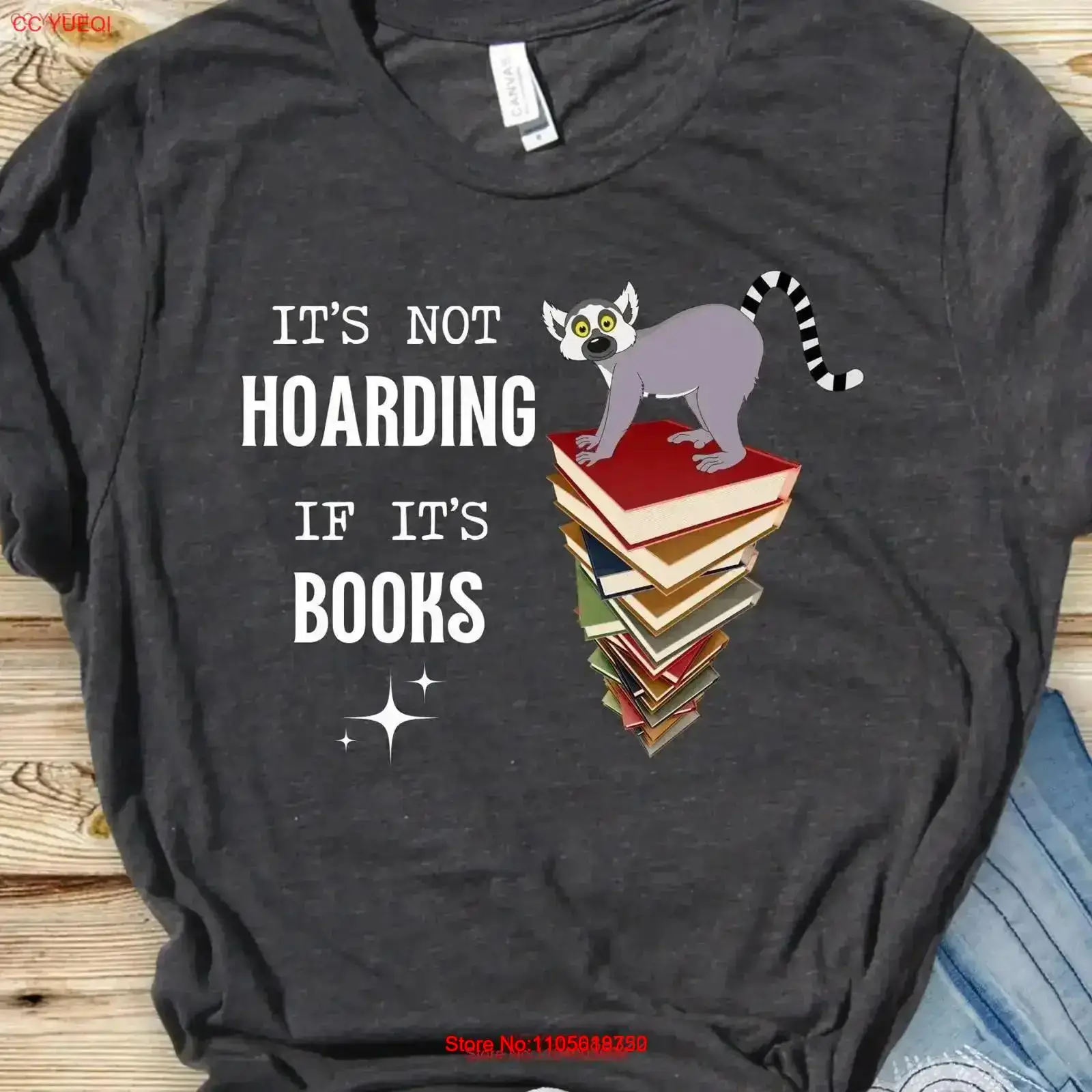 Lemur shirt Librarian T Book L - Vintage Fashion Knitwear Book ulasan dan harga