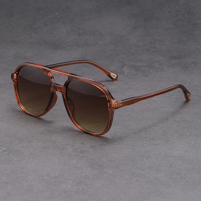 Fashion Double Beam Square Sun - Vintage Fashion Images ulasan dan harga