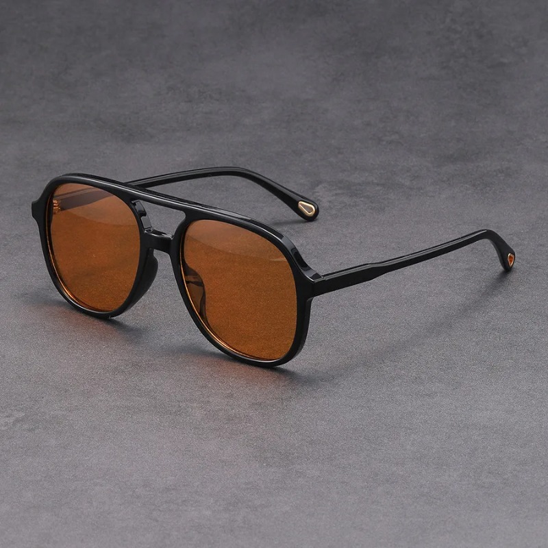 Fashion Double Beam Square Sun - Vintage Fashion Images ulasan dan harga
