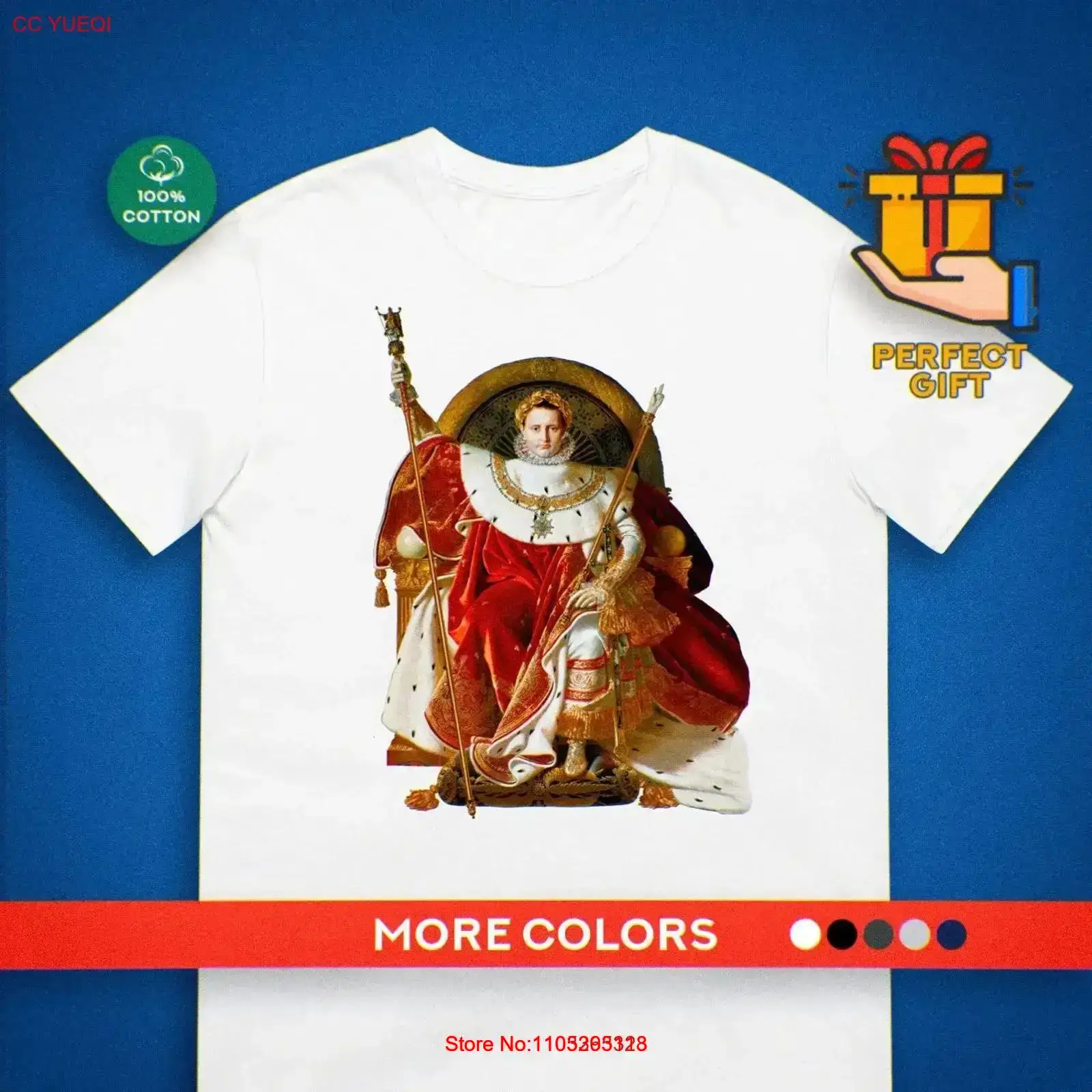 Napoleon T Shirt Ingres Painti - Vintage Fashion History ulasan dan harga
