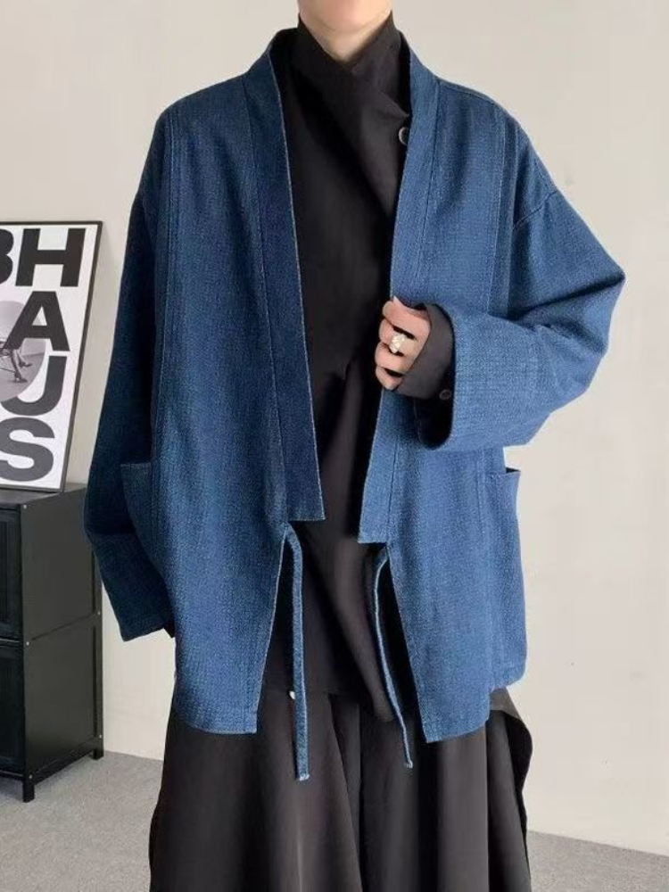 Vintage Japanese Style Denim C - Crop Cardigan Vintage ulasan dan harga