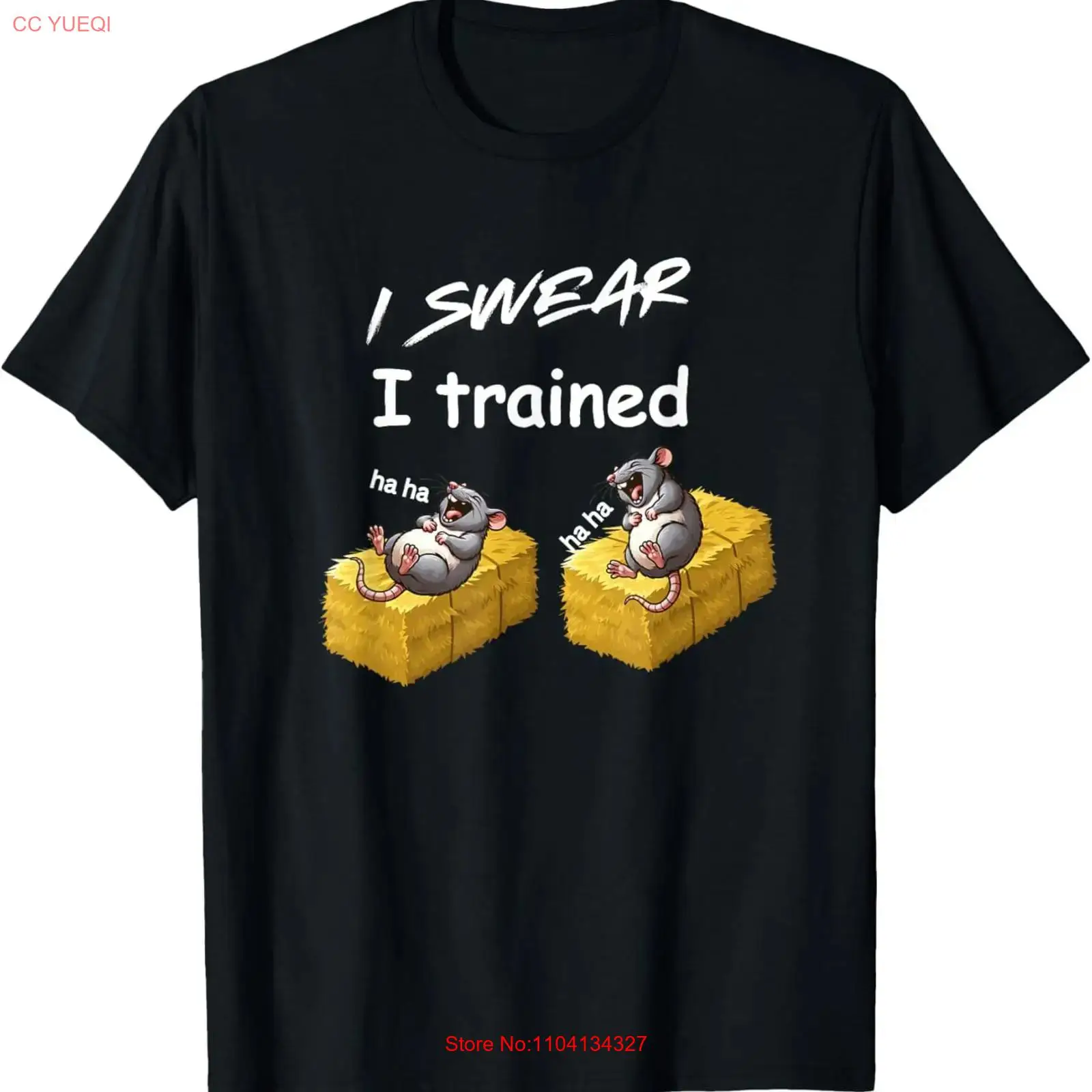 Funny Barn Hunt I swear traine - Vintage Fashion Wear ulasan dan harga