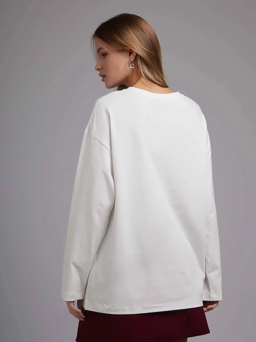 100% Cotton Women's White Long - Vintage Fashion Houses ulasan dan harga