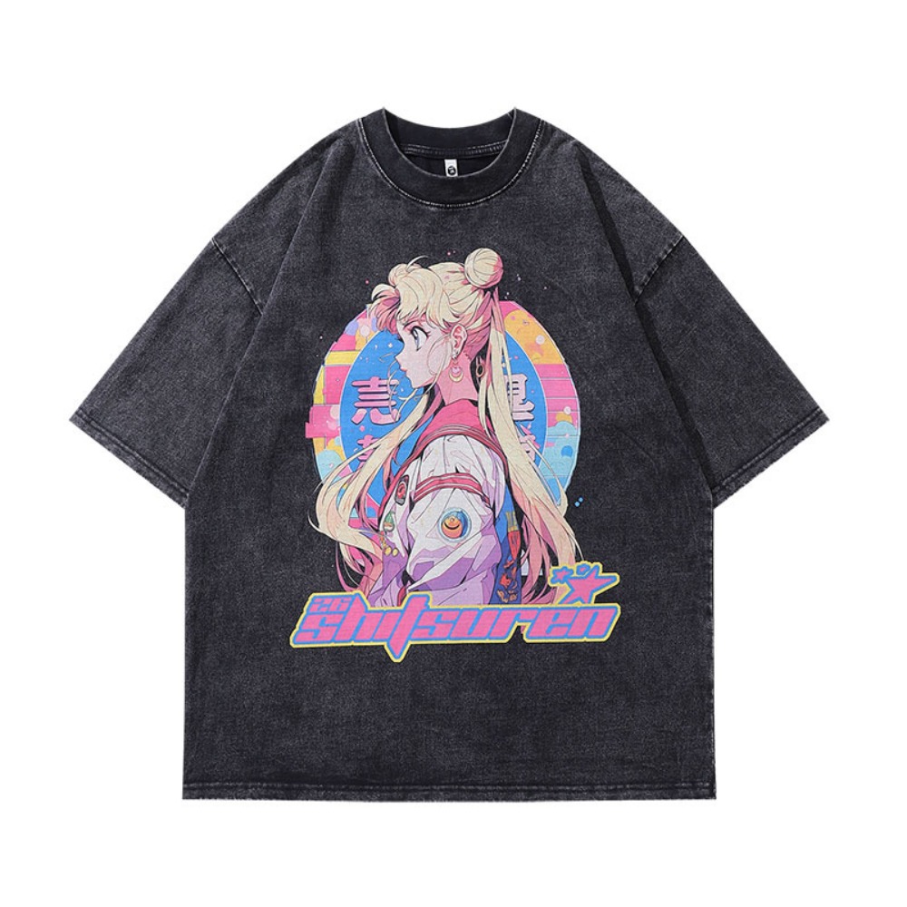 Men's T Shirts Sailor Moon Ani - Fashion Y Vintage ulasan dan harga
