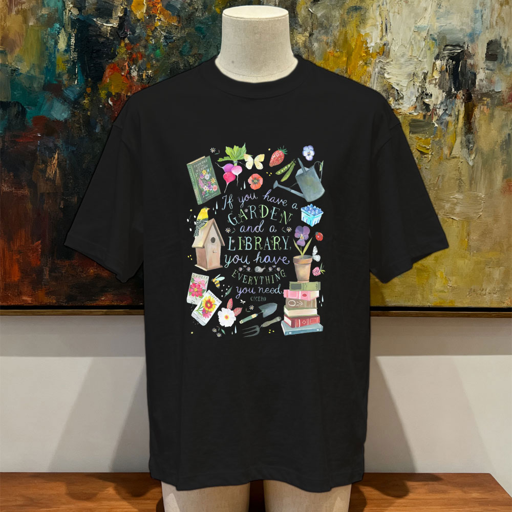 Garden and A Library Unisex Tr - Vintage Fashion Library ulasan dan harga