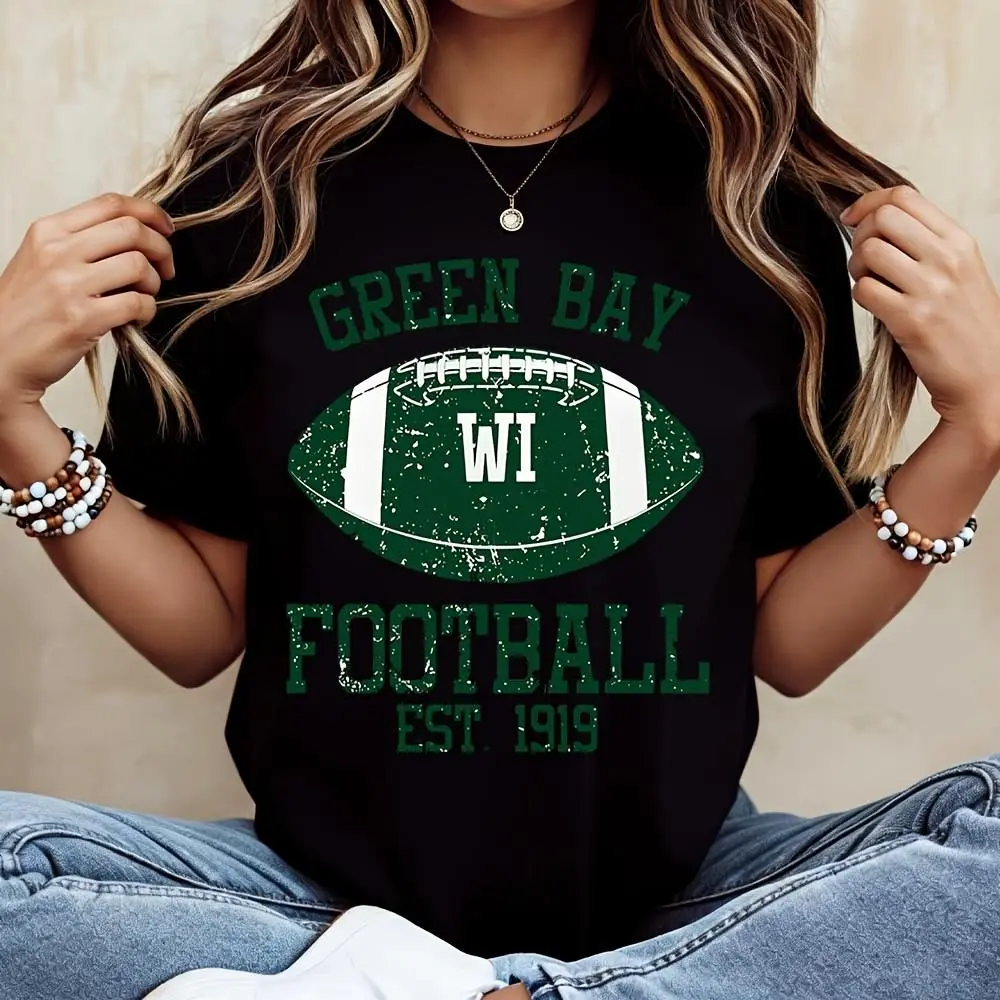 Green Bay Wi Football Est 1919 - Vintage Fashion Game ulasan dan harga