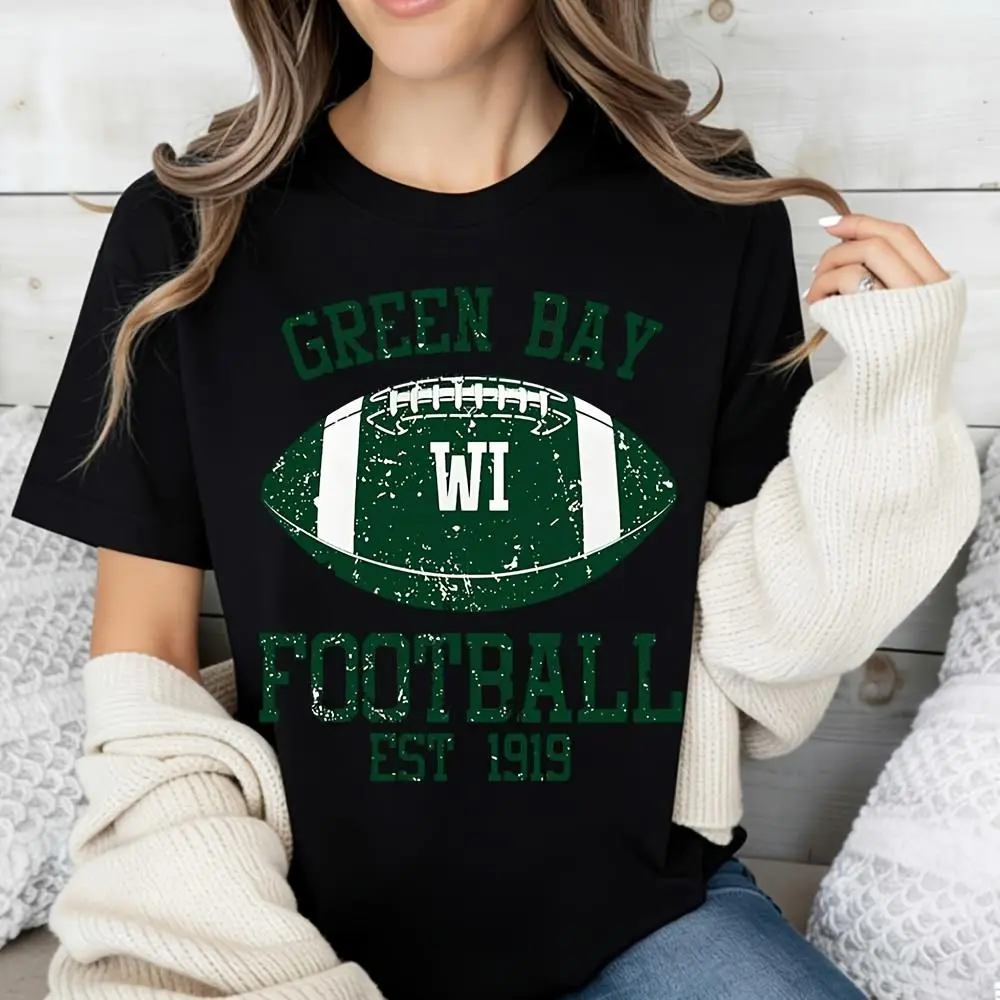 Green Bay Wi Football Est 1919 - Vintage Fashion Game ulasan dan harga