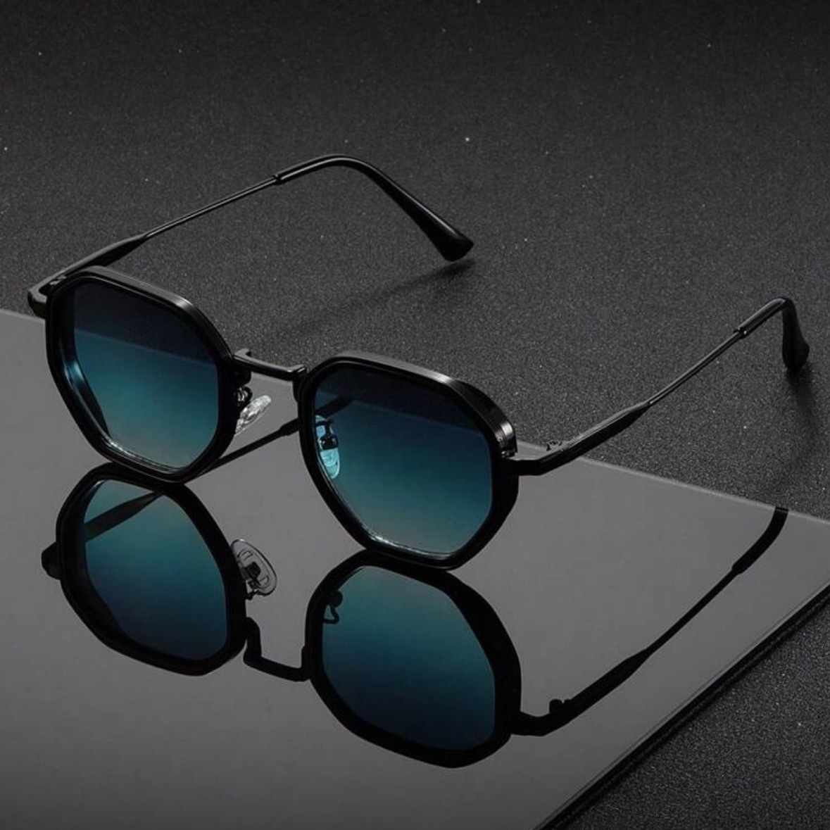 1 Pair Unisex Round Metal Fash - Vintage Fashion Images ulasan dan harga